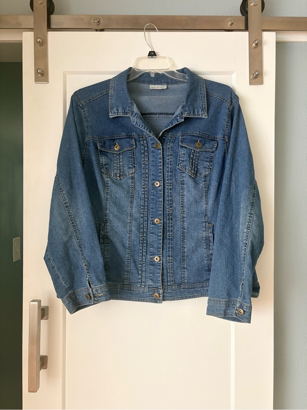 Classic Blue Denim Jacket - Women's Jean Jacket